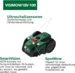Bosch VISIMOW18V-100 SOLO Mähroboter 18V ohne Akku No Border Wire Smart Vision – Bild 7