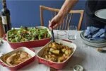 Staub Ceramique Auflaufformen Set 3-tlg Keramik Rechteck Kirschrot Ofenform Neu – Bild 4
