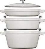 Zwilling La Cocotte Kochtopfset 3-teilig Gusseisen Set Schmortopf Bräter Pfanne – Bild 2