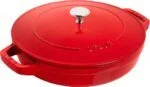 Staub La Cocotte Gusseisen Bräter 24cm 3-tlg Kirschrot Schmortopf Induktion Topf – Bild 4