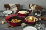 Staub La Cocotte Gusseisen Bräter 24cm 3-tlg Kirschrot Schmortopf Induktion Topf – Bild 11