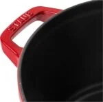Staub La Cocotte Gusseisen Bräter 24cm 3-tlg Kirschrot Schmortopf Induktion Topf – Bild 12