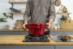 Staub La Cocotte Gusseisen Bräter 24cm 3-tlg Kirschrot Schmortopf Induktion Topf – Bild 17