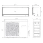 Haier Revive Split Klimaanlage 12000BTU Klimagerät Inverter Klima WLAN 3,5kW R32 – Bild 11