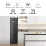 TCL  350L Kühl-Gefrierkombination, Kühlteil 248L, Gefrierteil 102 L, Tür Wechsel – Bild 8