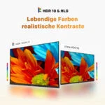 40 Zoll QLED+ Fernseher 80 cm, Google TV, HDR10 Smart TV, Dolby, CI+, DVB-T/T2/V – Bild 6