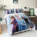 Linens Elza Bettwäsche Set 200x220 cm 3-tlg Doppelbett Grau 100%Baumwolle Modern