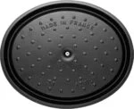 Staub La Cocotte Oval Bräter 37 cm 8,0L Gusseisen Induktion Emaille Topf Deckel – Bild 8