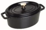 Staub La Cocotte Oval Bräter 37 cm 8,0L Gusseisen Induktion Emaille Topf Deckel – Bild 10