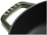 🍲Staub Schmorpfanne Grün 28cm Gusseisen Rund Chistera mit Deckel Induktion 3,7L – Bild 3