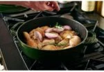 🍲Staub Schmorpfanne Grün 28cm Gusseisen Rund Chistera mit Deckel Induktion 3,7L – Bild 9