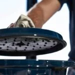 Staub LaCocotte Bräter Rund 28cm 6,7L Gusseisen Trüffelweiß Induktion mit Deckel – Bild 9