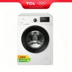 TCL 6 kg Waschmaschine,  EEK A 🌟 BLDC-Motor, Dampfwasch, Kindersicherung, 15Min