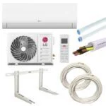 LG DUALCOOL Split-Klimaanlage 2,5 kW 9000 BTU WLAN R32 Dual Inverter Montage Set – Bild 2