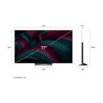 LG  77 Zoll Fernseher evo AI TV (Flat, 195 cm, OLED 4K, SMART TV) 2025 77C57L 4K