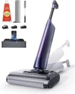 Ultenic AC1 Triflex Nass Trockensauger, 180° Lay-Flat Saugwischer Kabellos,55min