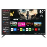50 Zoll QLED 4k Fernseher, TIZEN Smart TV, Rahmenloses Design, Dolby, DVB,Metall