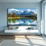 50 Zoll QLED 4k Fernseher, TIZEN Smart TV, Rahmenloses Design, Dolby, DVB,Metall – Bild 3