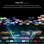 50 Zoll QLED 4k Fernseher, TIZEN Smart TV, Rahmenloses Design, Dolby, DVB,Metall – Bild 4