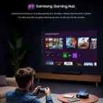 50 Zoll QLED 4k Fernseher, TIZEN Smart TV, Rahmenloses Design, Dolby, DVB,Metall – Bild 6