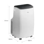 TCL 9000 BTU Mobile Klimaanlage, Fernbedienung, 3-in-1, Kühlen/Entfeuchten,EEK A – Bild 7