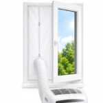 Fensterabdichtung 4 meter für mobile Klimaanlage Abluftschlauch Fensteradapter – Bild 9
