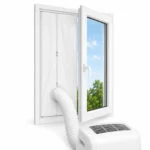 Fensterabdichtung 4 meter für mobile Klimaanlage Abluftschlauch Fensteradapter – Bild 11