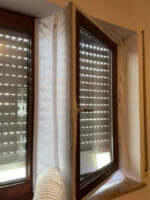 Fensterabdichtung 4 meter für mobile Klimaanlage Abluftschlauch Fensteradapter – Bild 12