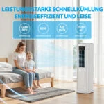 12000 BTU Mobile Klimaanlage 3,52kW, 4in1, EEK A🌟, 24 Timer, Fernbedienung,R290 – Bild 3