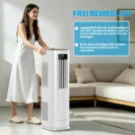 12000 BTU Mobile Klimaanlage 3,52kW, 4in1, EEK A🌟, 24 Timer, Fernbedienung,R290 – Bild 6
