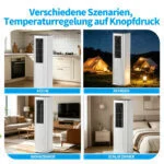 12000 BTU Mobile Klimaanlage 3,52kW, 4in1, EEK A🌟, 24 Timer, Fernbedienung,R290 – Bild 8