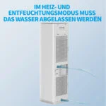 12000 BTU Mobile Klimaanlage 3,52kW, 4in1, EEK A🌟, 24 Timer, Fernbedienung,R290 – Bild 9