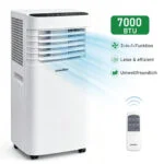 Mobile Klimaanlage 7000 BTU, 3in1 Klimagerät, 25 m², EEK A,  Fernbedienung,Timer – Bild 2