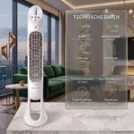 Turmventilator Honeywell QuietSet Oszillierend Ventilator Turm Stand hoch leise – Bild 3