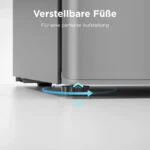 TCL 149L Kühlschrank, 27L Gefrierfach, LED, XL Flaschen, leise, 101cm,verstellba – Bild 8