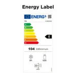 TCL 149L Kühlschrank, 27L Gefrierfach, LED, XL Flaschen, leise, 101cm,verstellba – Bild 10