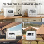 Comfee Mini-Geschirrspüler, Kleiner Tischgeschirrspüler,Dampwasch, 5L Wassertank – Bild 10