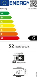 Samsung 43 Zoll Crystal UHD U7099F Fernseher, 4K Smart AI TV Knox Crystall flach – Bild 9
