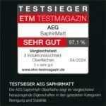 AEG TK85IM0BSZ Schwarz Integriert 81 cm Zonen-Induktionskochfeld 5 Zone(n) – Bild 12