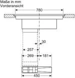 Siemens EX80BNX68E Induktionskochfeld 80 cm mit Dunstabzug Kochfeldabzug Muldenl – Bild 10