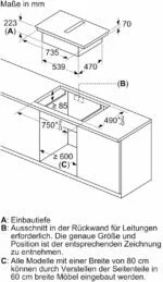 Siemens iQ700, Kochfeld mit Dunstabzug (Induktion), 80 cm EX87BNX68E (Lager/NB) – Bild 9