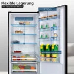 Chiq 356L Kühlschrank 196kWh, Leise 35dB, LED, Tür Umkehrbar 🌟 No-Frost, Touch – Bild 5