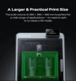 Creality K2 High-Speed 3D-Drucker | 600mm/s | KI-Kamera | Auto-Level |26x26x26cm – Bild 2