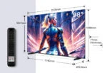 TCL 98 Zoll Gaming Fernseher 98QLED780 4K Ultra HD, HDR Pro 🌟 Google TV Alexa – Bild 13