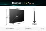 Hisense 50E77Q QLED 50 Zoll 4K Ultra HD, Smart-TV und WLAN, Flat Dolby Fernseher – Bild 2