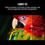 CHiQ 50 Zoll QLED Fernseher 4K Ultra HD Smart TV, Google TV, Randlos-Design U50Q – Bild 7