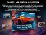 CHiQ 50 Zoll QLED Fernseher 4K Ultra HD Smart TV, Google TV, Randlos-Design U50Q – Bild 21