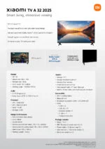 Xiaomi TV A32 – 32 Zoll LED HD Metall Design Fernseher -Google TV – Neu 🌟 Dolby – Bild 4