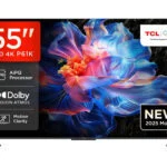 TCL Fernseher Smart TV 55P61K 55 Zoll 139cm Direct LED TV 4K HDR Google Netflix