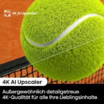 Hisense 75 Zoll Fernseher 4K UHD Smart-TV HDR Sprachassistent Game Alexa 75E6NT – Bild 11